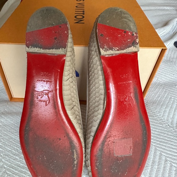 Christian Louboutin snakeskin flats - Picture 6 of 7